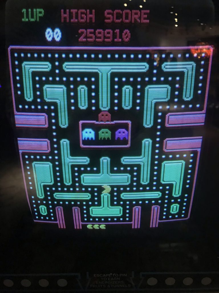 Arcade portion screen